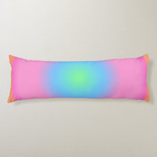 Positive Vibrations - Colorful Radial Gradient   Body Cushion
