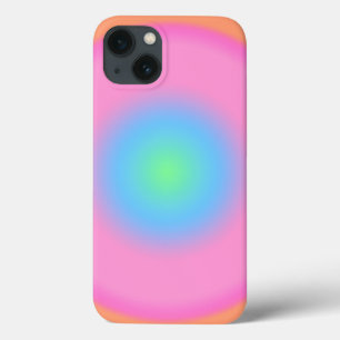 Positive Vibrations - Colourful Radial Gradient  iPhone 13 Case