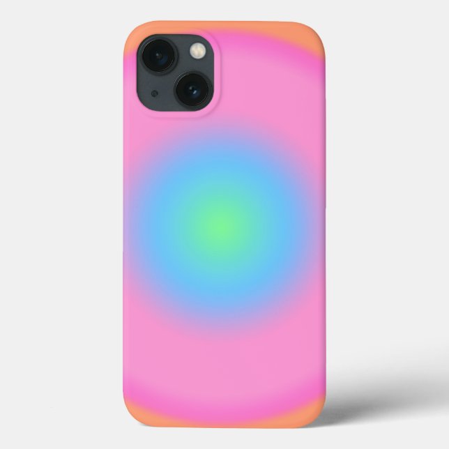 Positive Vibrations - Colourful Radial Gradient  Case-Mate iPhone Case (Back)