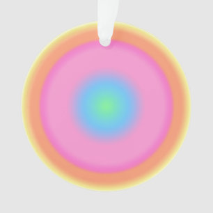 Positive Vibrations - Colourful Radial Gradient Ornament