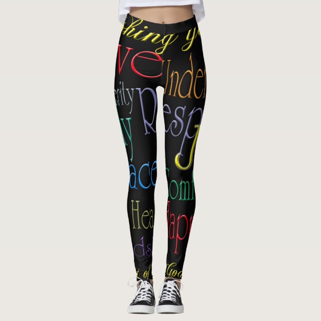 Positive Women's Leggings (Front)