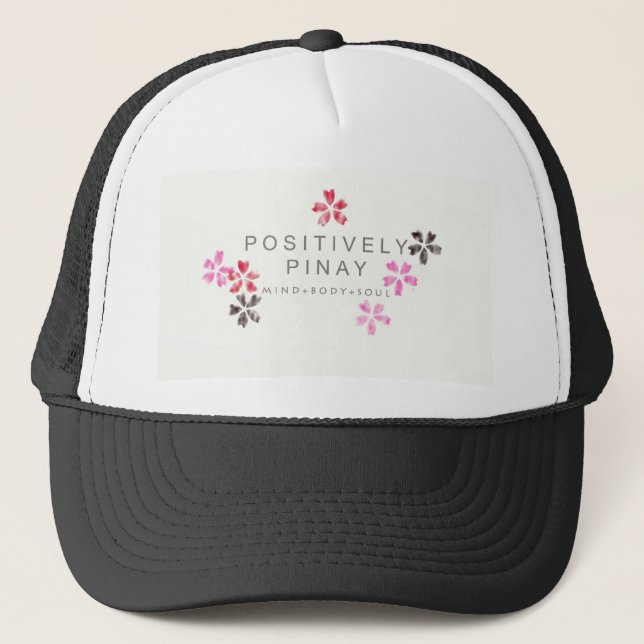 Positively Pinay - Customised Trucker Hat (Front)