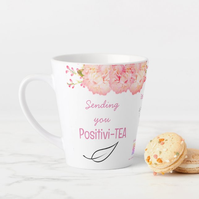 Positivi-TEA Tea Cup Quote | Tea Coffee Shop Items (In Situ)