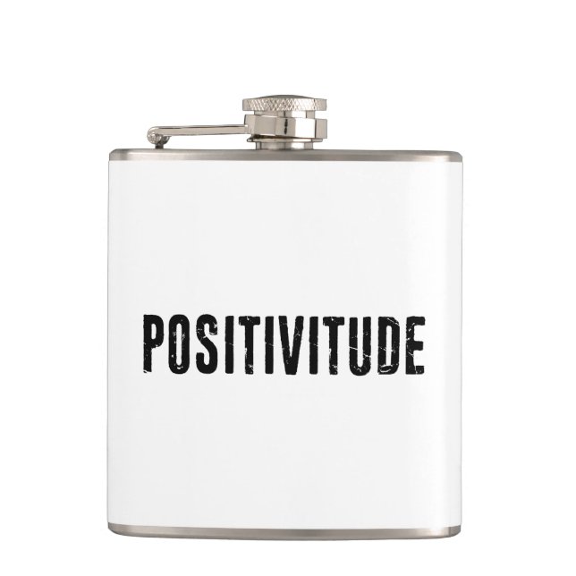 Positivitude Hip Flask (Front)