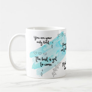 Positivity Boost Blue Mug