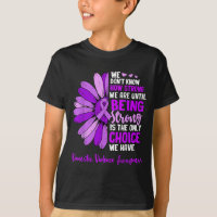 Positivity Domestic Violence Awareness Ribbon