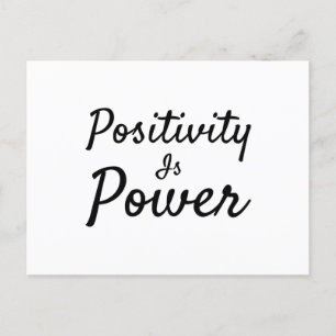Positivity Is Power Postcard