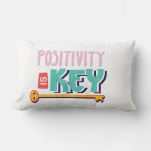 positivity is the key design lumbar cushion