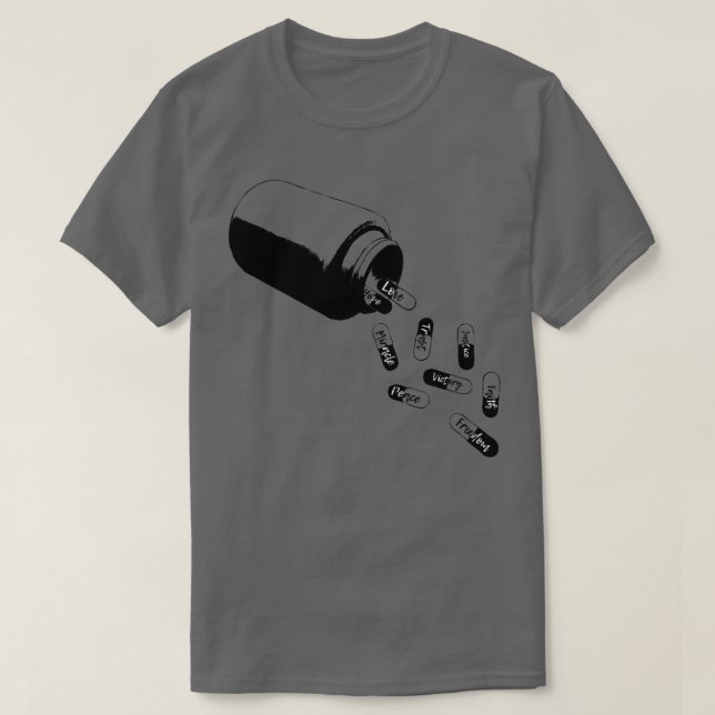 Positivity Pills T-Shirt (Design Front)
