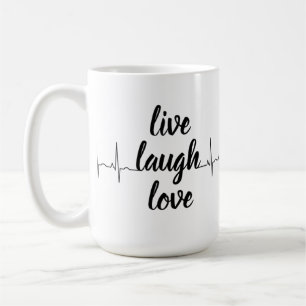 positivity using this elegant white mug featuring