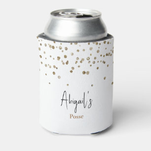Posse Bachelorette Party Glam Custom Can Cooler