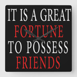 possess friend Wall Clock