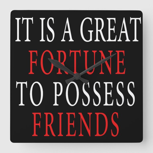 possess friend Wall Clock (Front)