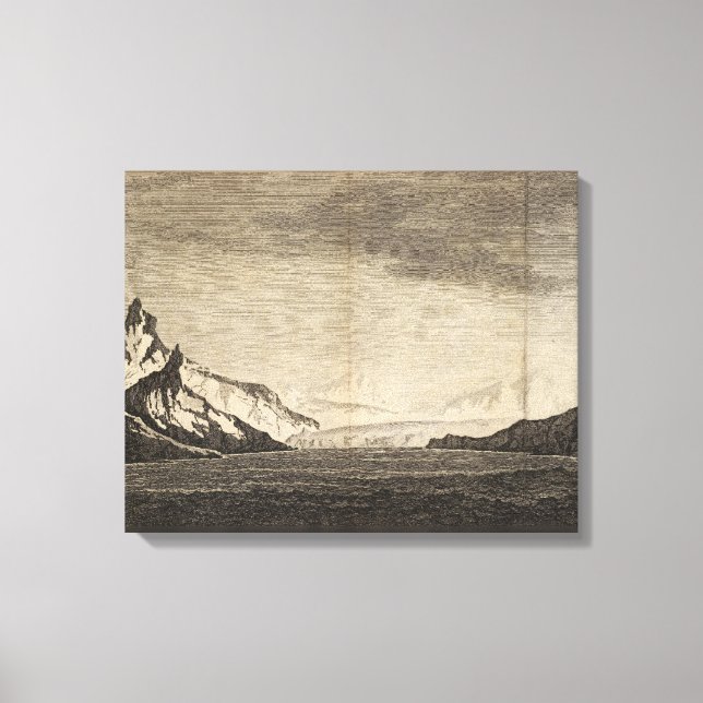 Possession Bay, South Georgia Canvas Print (Front)