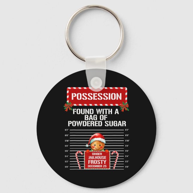 Possession Gingerbread Inmate Christmas Group Matc Key Ring (Front)
