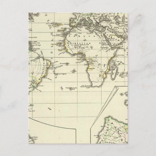 Possessions of the Spaniards Postcard (Front)