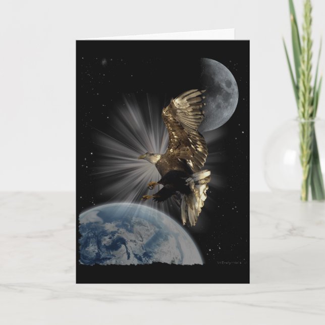 "POSSIBILITIES" Bald Eagle Motivational Gifts Card (Front)