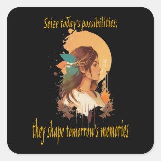 Possibilities Square Sticker