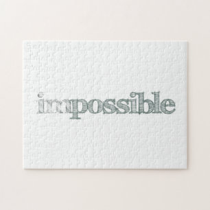 Possible Impossible Motivational Quote Jigsaw Puzzle