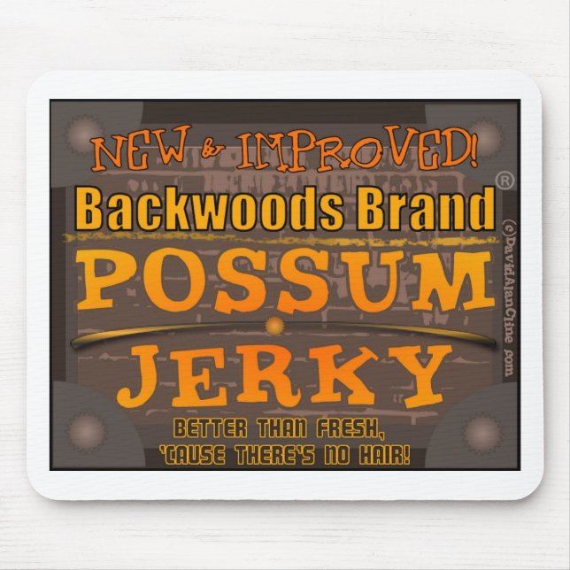 POSSUM JERKY xl Mouse Pad (Front)