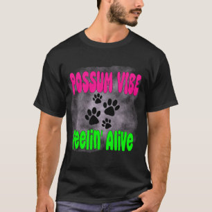 possum opossum funny trash meme street cat  T-Shirt