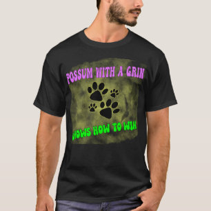 possum opossum funny trash meme street cat  T-Shirt