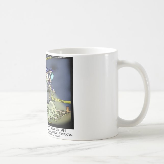 Possum Protocol Funny Gifts Tees & Collectibles Coffee Mug (Right)