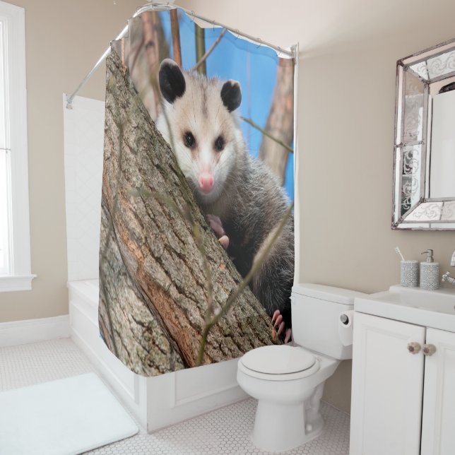 Possum Shower Curtain (In Situ)