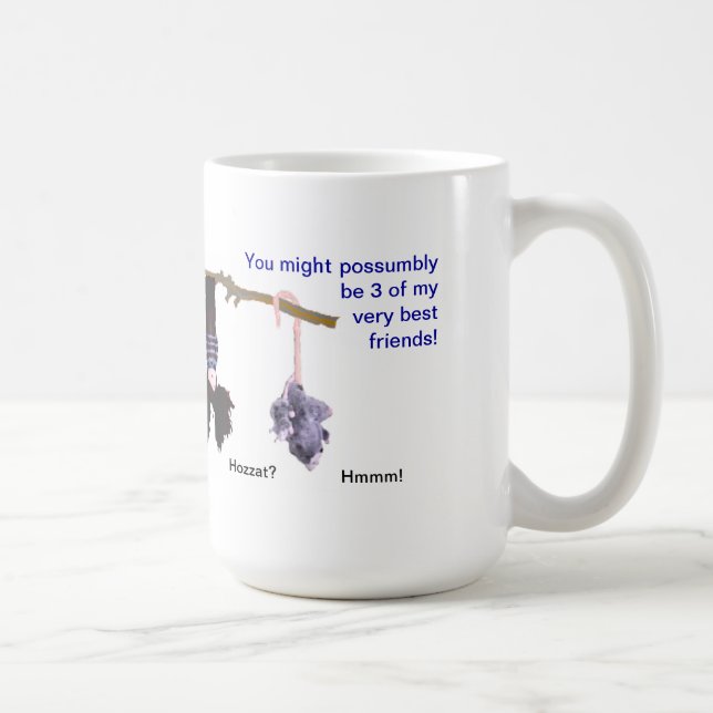 Possumbly 3 best friends! coffee mug (Right)