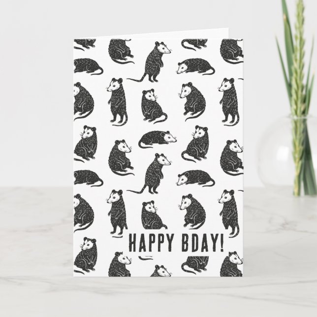 Possums Card (Front)