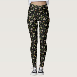 Possums in a Berry Field in Black Leggings