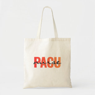 Post Anaesthesia Care Nurse Modern Typography Tote Bag