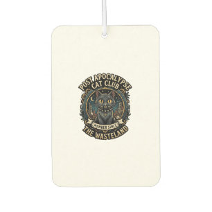 Post Apocalypse Cat Cat Dad Gift Idea - Post Apoca Car Air Freshener