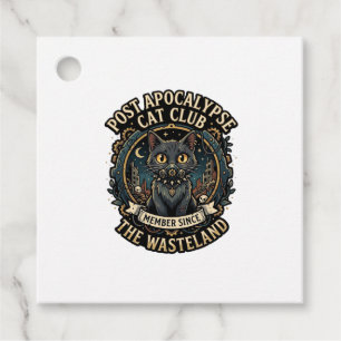 Post Apocalypse Cat Cat Dad Gift Idea - Post Apoca Favour Tags