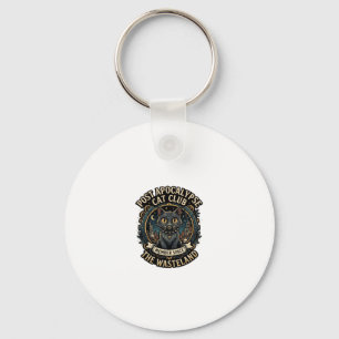 Post Apocalypse Cat Cat Dad Gift Idea - Post Apoca Key Ring