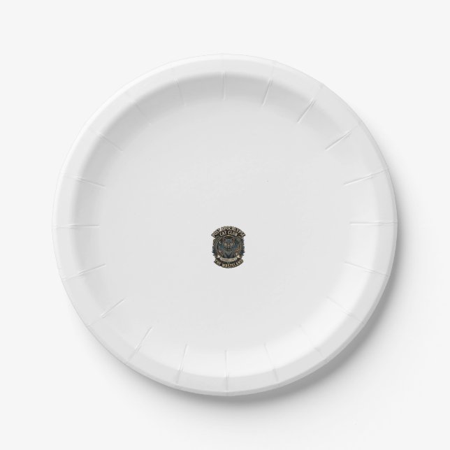Post Apocalypse Cat Cat Dad Gift Idea - Post Apoca Paper Plate (Front)