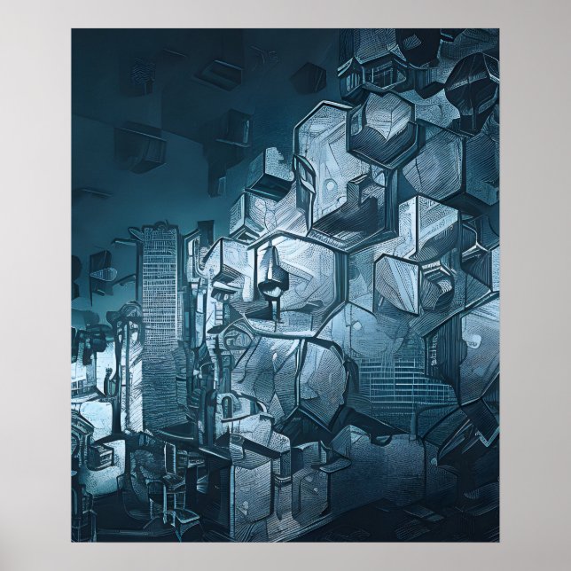 Post-apocalyptic city poster (Front)