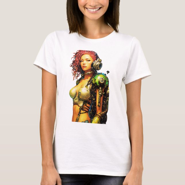 Post-apocalyptic Cyborg T-Shirt (Front)