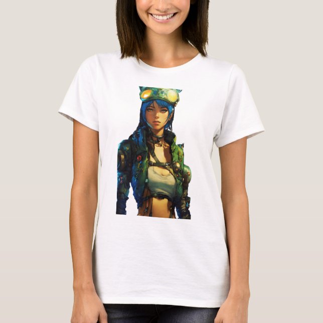 Post-apocalyptic Cyborg T-Shirt (Front)