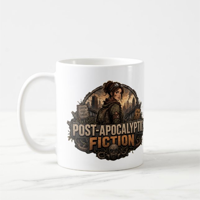 Post-apocalyptic Fiction Coffee Mug (Left)