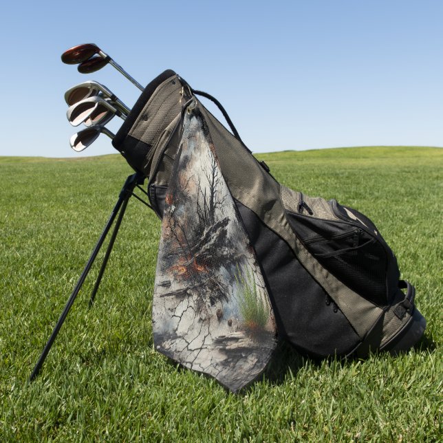 Post-Apocalyptic Golf Towel (Green)