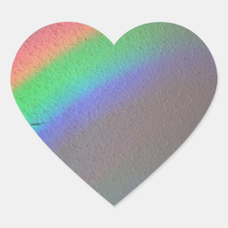 post apocalyptic rainbow heart sticker