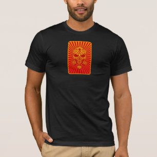 Post Apocalyptic Sugar Skull, red T-Shirt