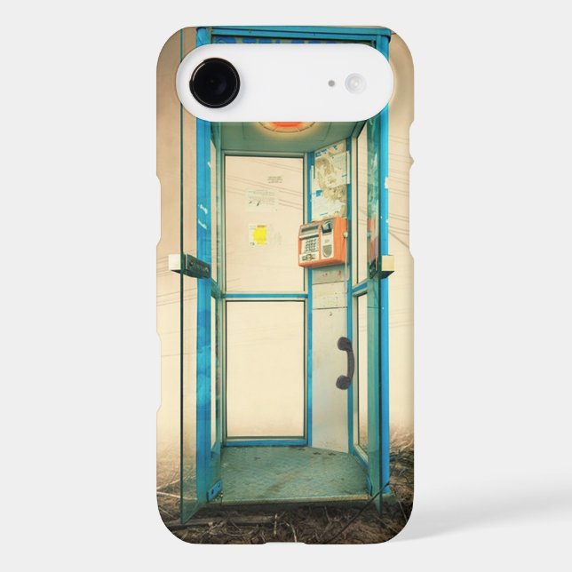 Post Apocalyptic Telephone Booth Phone Case (Back)