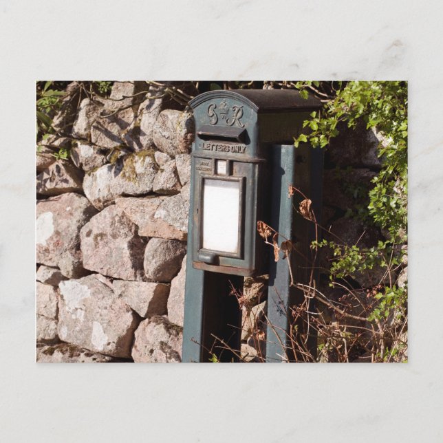 Post Box Eskdale Cumbria Postcard (Front)