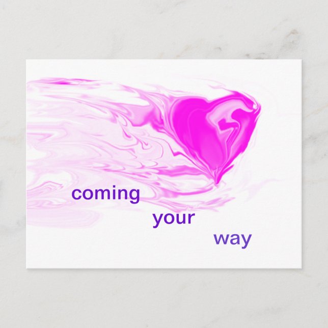 post card comimg your way (Front)