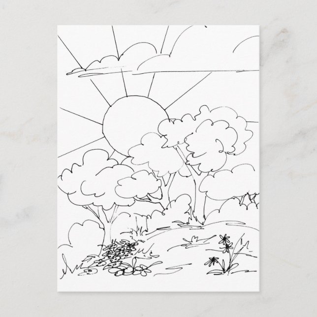 Post Card - Dawn (Front)