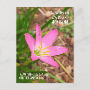 POST CARD FOR DAUGHTERS DAY