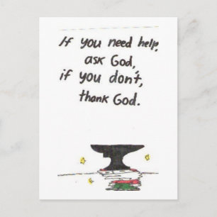 Post Card Funny church signs