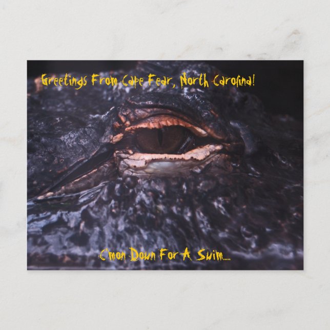 Post Card Greetings From Cape Fear, North Carol... (Front)